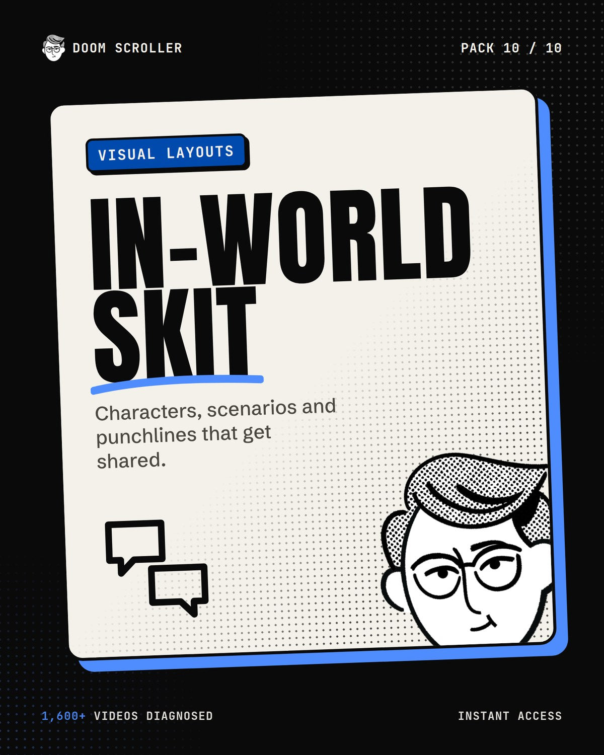 In-World Skit Layouts: cover